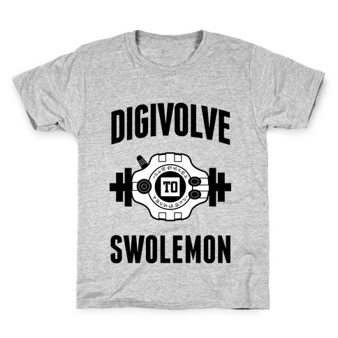 Digivolve to Swolemon! Kids T-Shirt