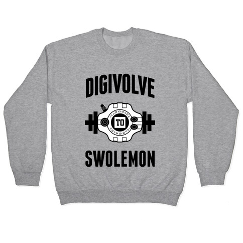 Digivolve to Swolemon! Pullover
