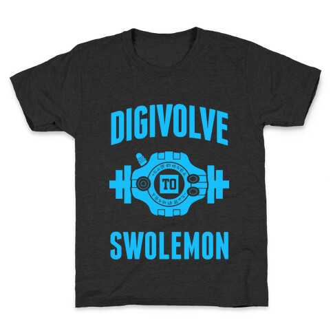 Digivolve to Swolemon! (Light Print) Kids T-Shirt