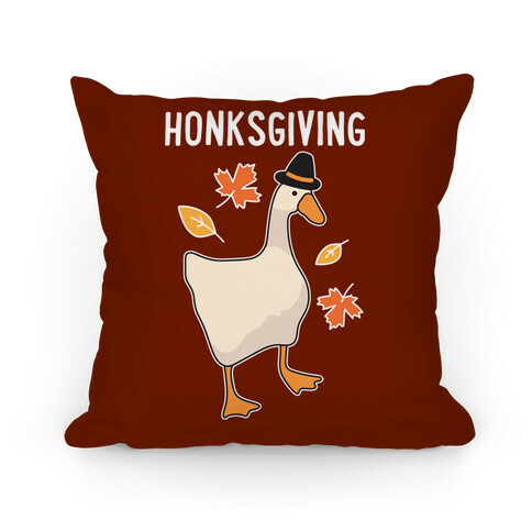 Happy Honksgiving Goose Pillow