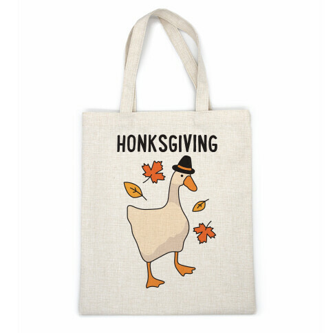 Happy Honksgiving Goose Casual Tote