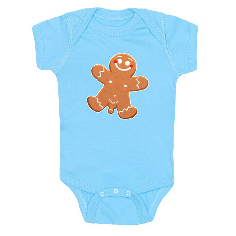 Ginger Bread Nudist Male Baby One-Piece