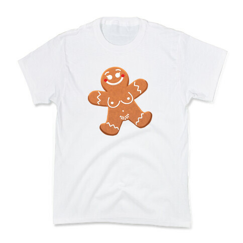 Ginger Bread Nudists Female Kids T-Shirt