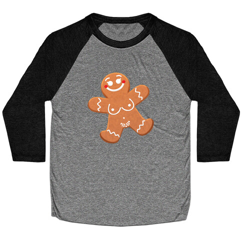 Ginger Bread Nudists Female Baseball Tee