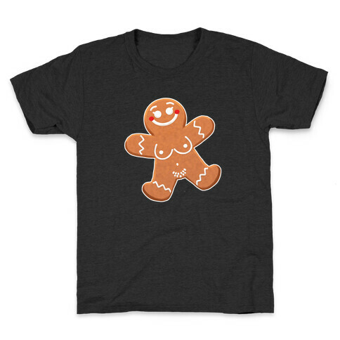 Ginger Bread Nudists Female Kids T-Shirt