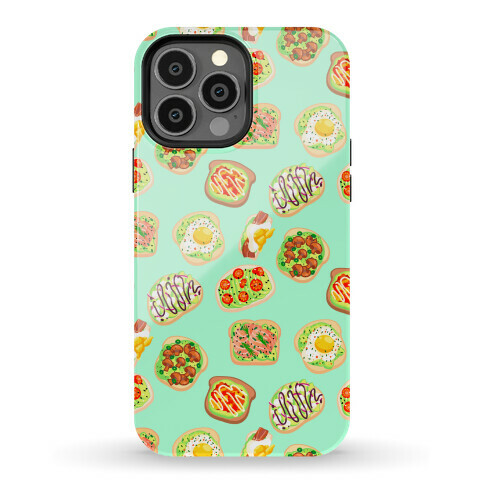Avocado Toast Pattern Phone Case