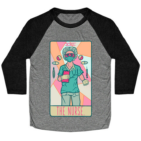 The Nurse Tarot Baseball Tee