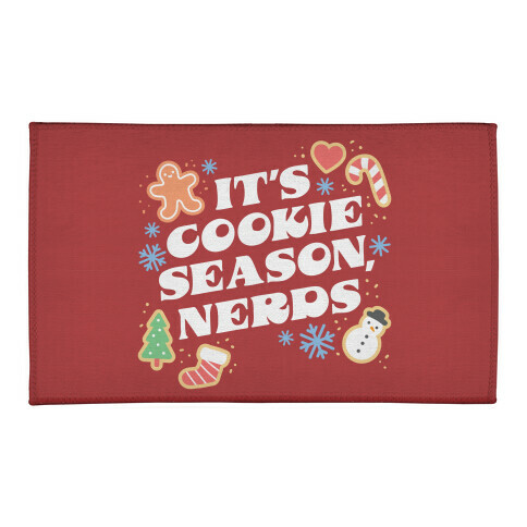 It's Cookie Season, Nerds Christmas Welcome Mat