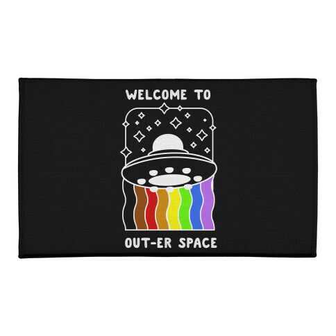 Welcome to Out-er Space Welcome Mat