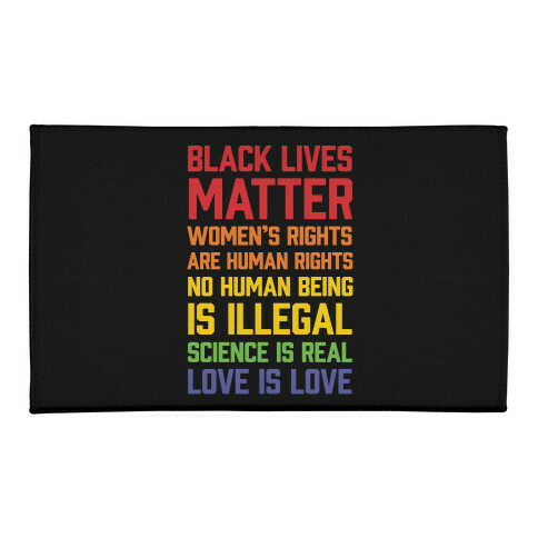 Black Lives Matter List Welcome Mat
