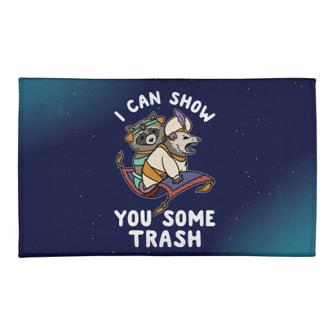I Can Show You Some Trash Racoon Possum Welcome Mat