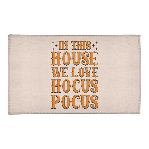 In This House We Love Hocus-Pocus Welcome Mat