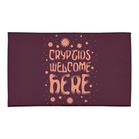 Cryptids Welcome Here  Welcome Mat