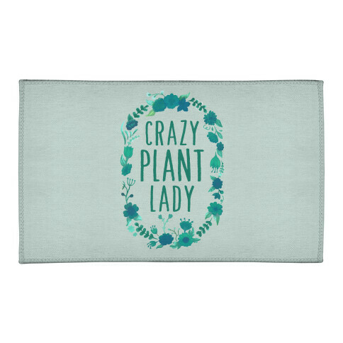 Crazy Plant Lady Welcome Mat