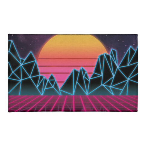 Synthwave Welcome Mat