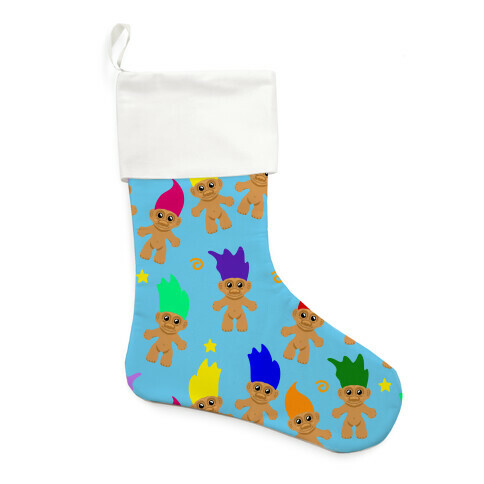 Rainbow Troll Pattern Stocking