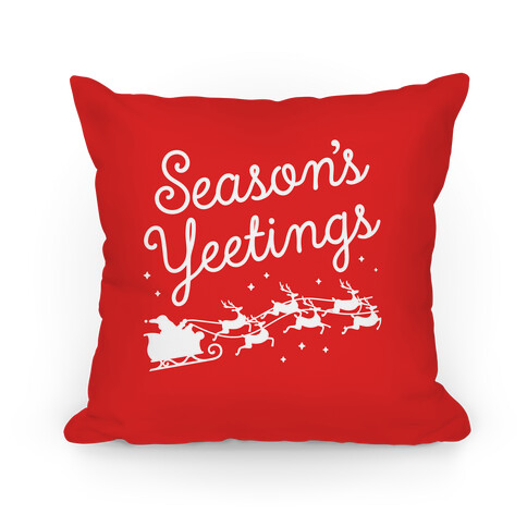 Season's Yeetings Pillow