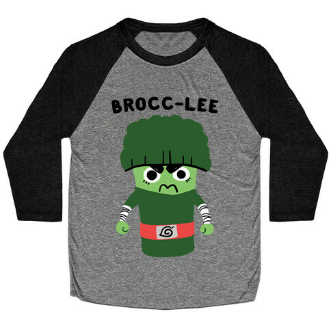 Brocc-Lee - Rock Lee Baseball Tee