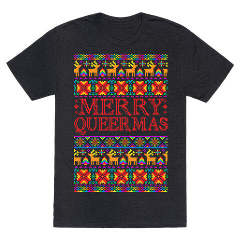 Merry Queermas Gay Pride Christmas Sweater T-Shirt