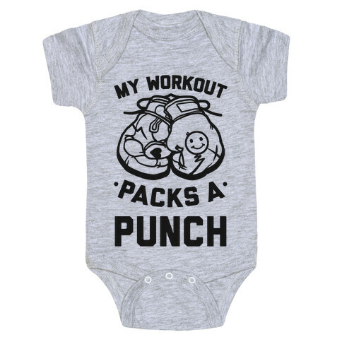 My Workout Packs A Punch Baby One-Piece