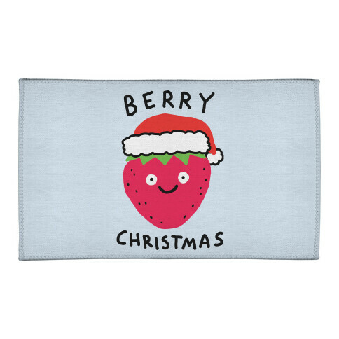 Berry Christmas Welcome Mat