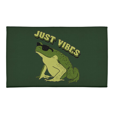 Just Vibes Frog Welcome Mat
