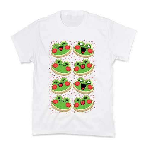 Sugar Cookie Frogs Pattern Kids T-Shirt