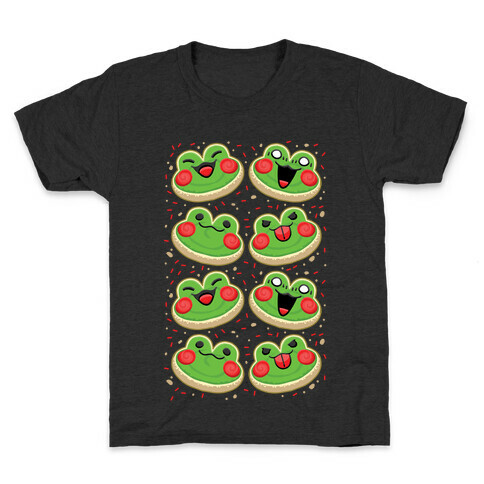 Sugar Cookie Frogs Pattern Kids T-Shirt
