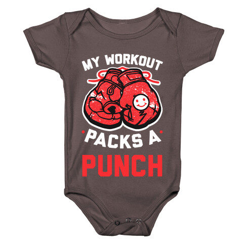 My Workout Packs A Punch Baby One-Piece