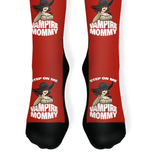 Step On Me Vampire Mommy Sock