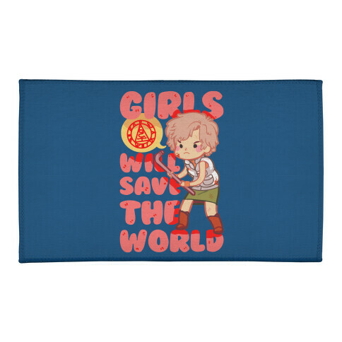 Girls Will Save The World Welcome Mat