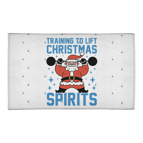 Training To Lift Christmas Spirits Welcome Mat