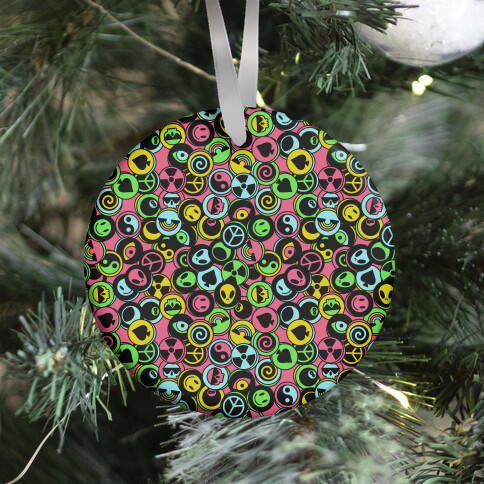 Pogs Collection Pattern Ornament