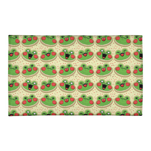 Sugar Cookie Frogs Pattern Welcome Mat