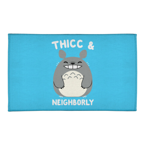 Thicc & Neighborly Welcome Mat