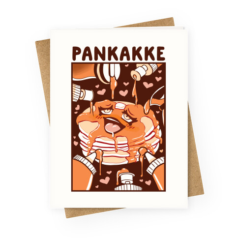 Pankakke Greeting Card