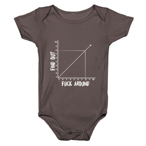 F*** Around and Find Out - Graph Baby One-Piece