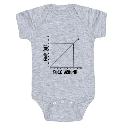 F*** Around and Find Out - Graph Baby One-Piece