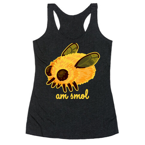 Am Smol Bee Fly Racerback Tank Top