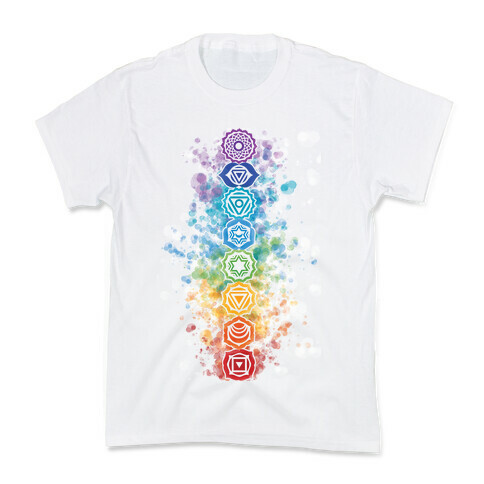 Watercolor Chakra Symbols Kids T-Shirt