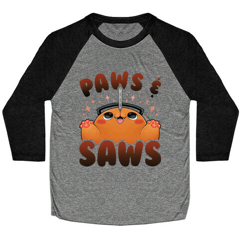 Paws & Saws Baseball Tee