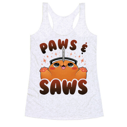 Paws & Saws Racerback Tank Top