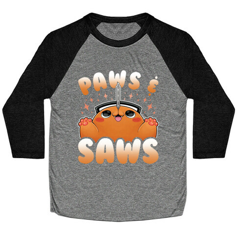 Paws & Saws Baseball Tee
