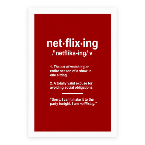 Netflixing Poster
