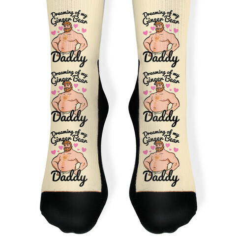 Dreaming of my Ginger Bear Daddy Sock