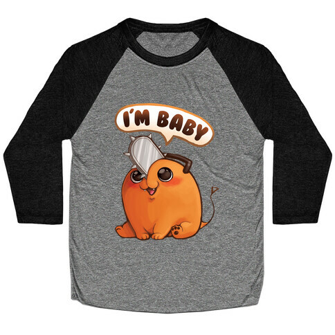 I'm Baby Pochita Baseball Tee