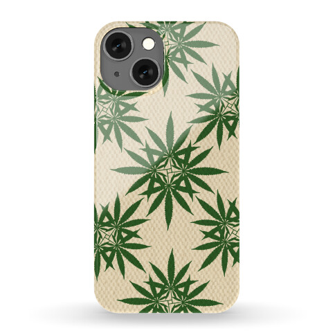 Weed Pattern Phone Case