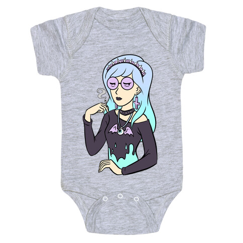 Pastel Daria Parody Baby One-Piece