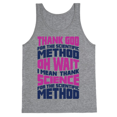 Thank Science  Tank Top