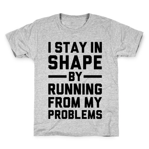 Running From My Problems Kids T-Shirt